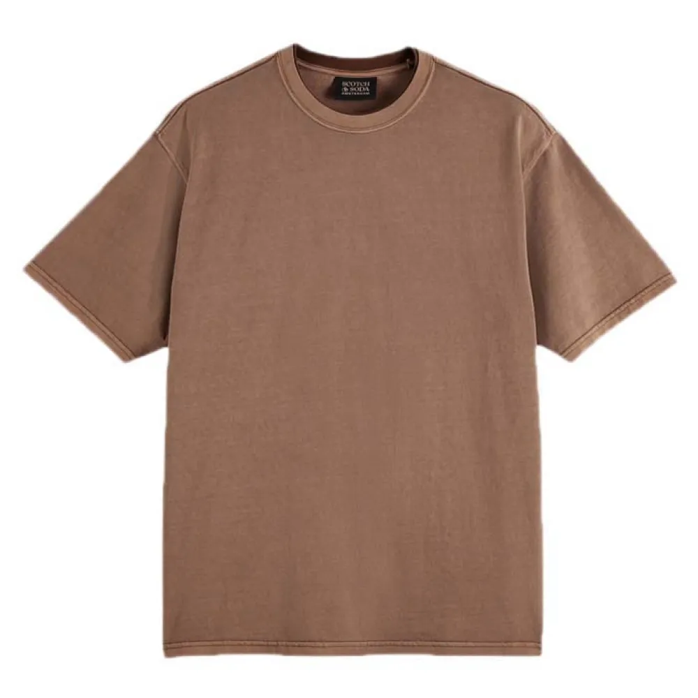 Футболка Scotch & Soda 3 Crosses 180043 Relaxed Fit, коричневый 
Футболка Scotch & Soda 3 Crosses 180043 Relaxed Fit, коричневый