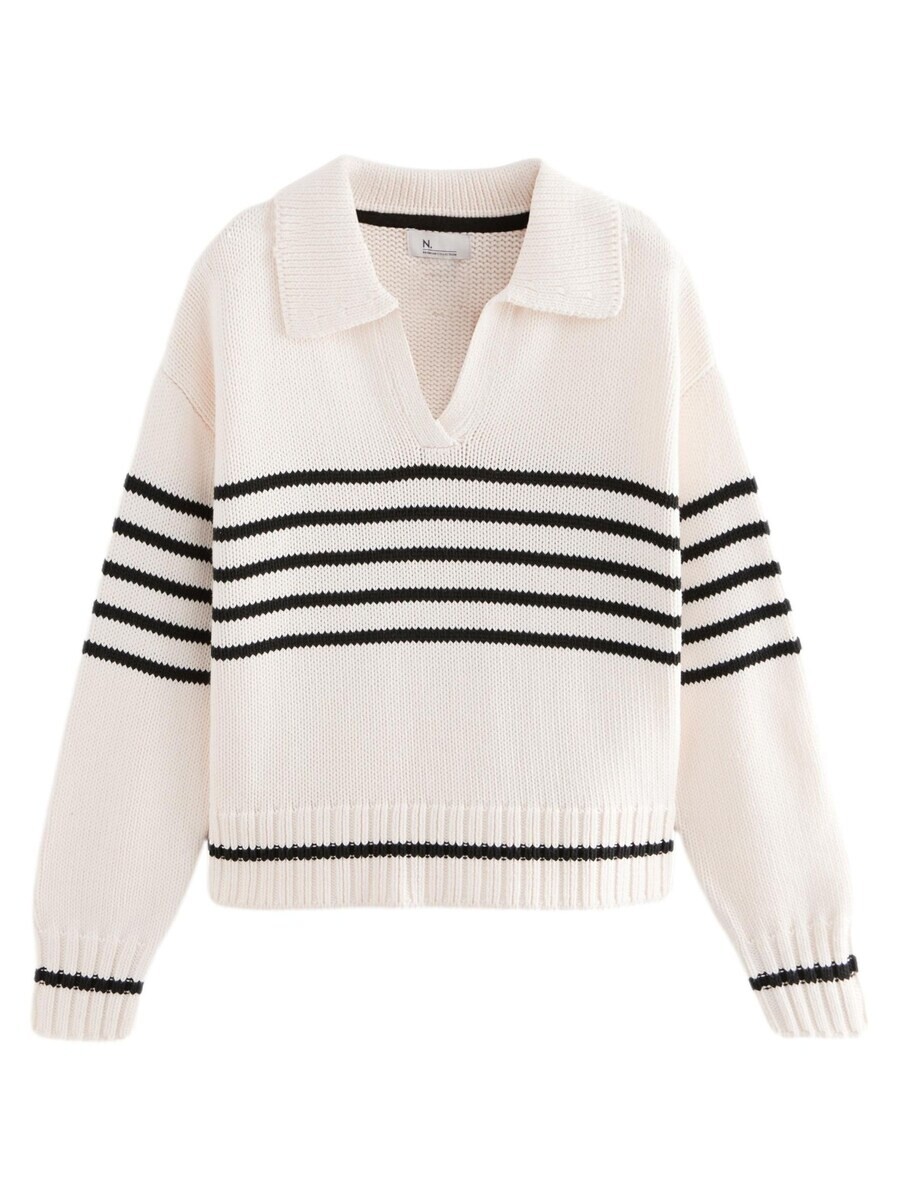 Тонкий вязаный свитер Next Sweater, экрю
Тонкий вязаный свитер Next Sweater, экрю