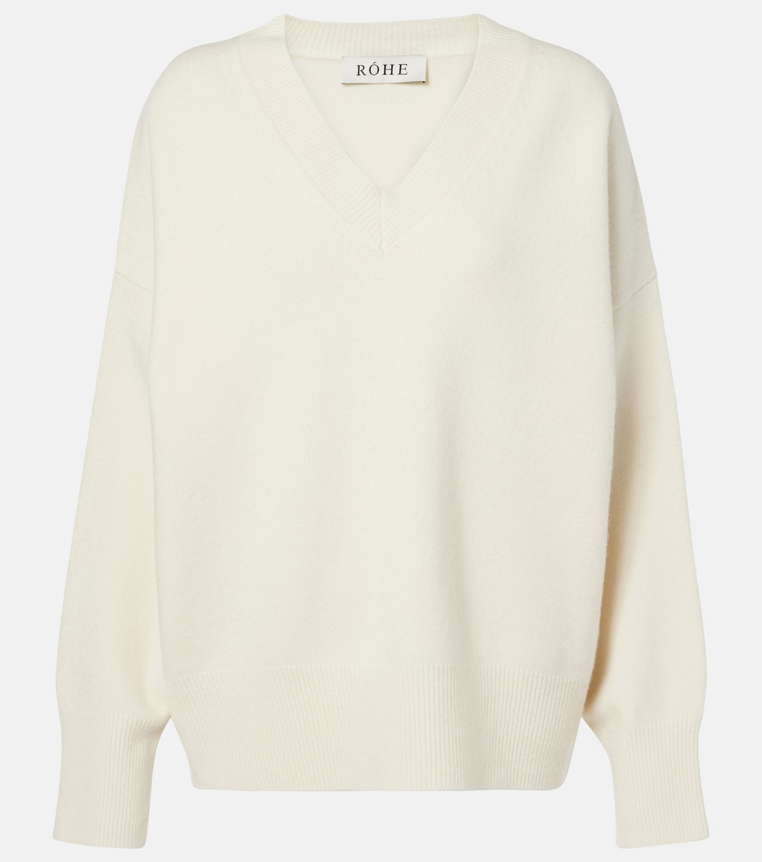Свитер из смесовой шерсти Róhe, белый 
Свитер из смесовой шерсти Róhe, белый