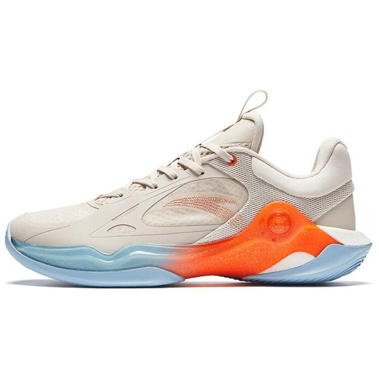 Баскетбольные кроссовки мужские с низким верхом цвета светло-коричневый/кокосовое молоко/темно-русый/оранжевый Anta
Баскетбольные кроссовки мужские с низким верхом цвета светло-коричневый/кокосовое молоко/темно-русый/оранжевый Anta