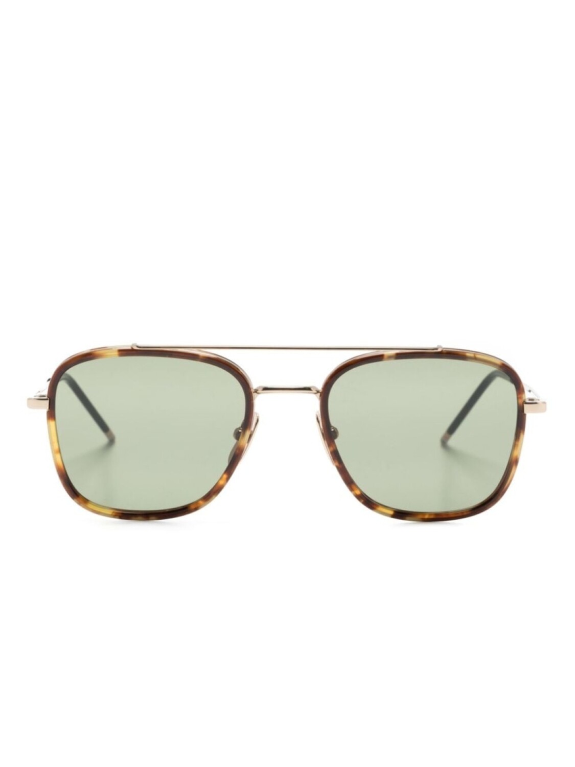 Солнцезащитные очки-пилоты в оправе черепаховой расцветки Thom Browne Eyewear, коричневый
Солнцезащитные очки-пилоты в оправе черепаховой расцветки Thom Browne Eyewear, коричневый