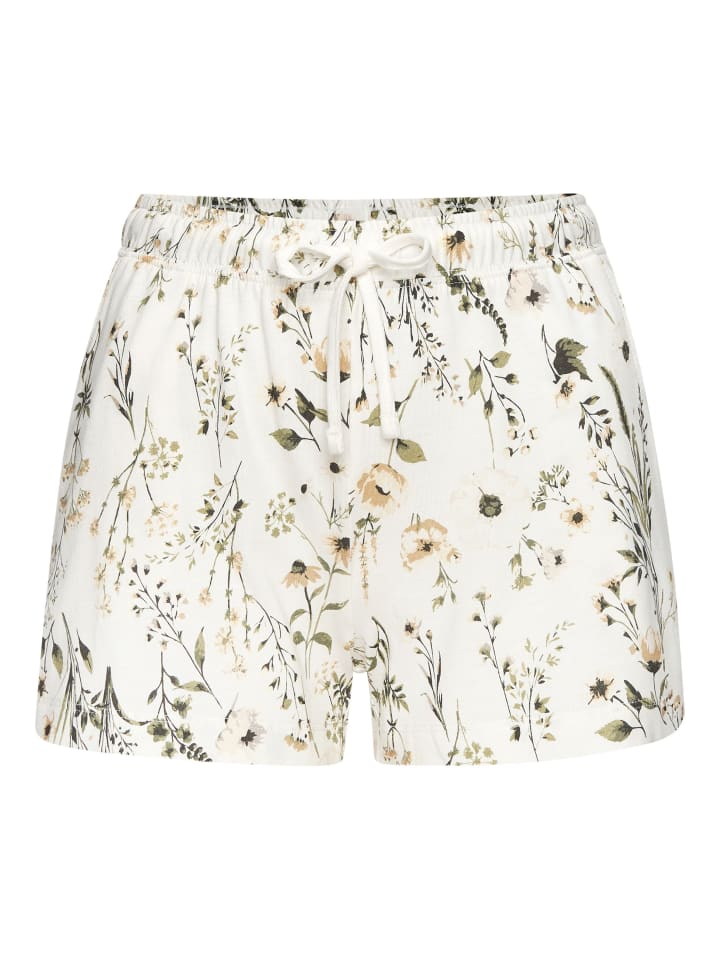 LASCANA Короткие шорты с узором цвета экрю
LASCANA Короткие шорты с узором цвета экрю