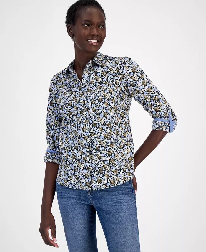 Женская хлопковая рубашка Brighton с цветочным принтом Nautica Jeans, мультиколор
Женская хлопковая рубашка Brighton с цветочным принтом Nautica Jeans, мультиколор