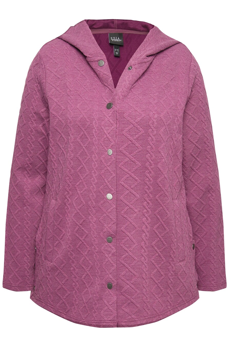 Худи с капюшоном на молнии Ulla Popken, Purple
Худи с капюшоном на молнии Ulla Popken, Purple