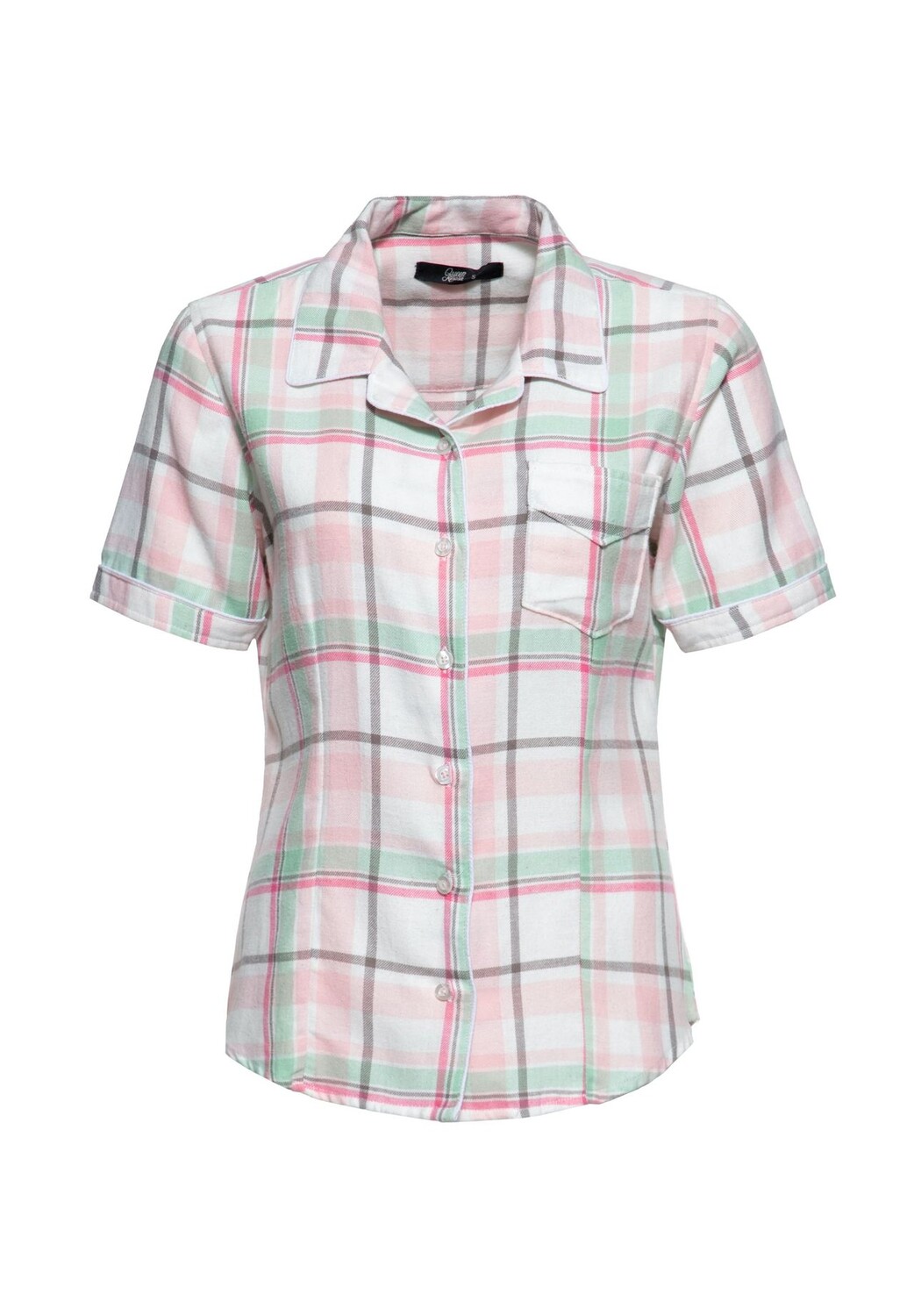 Блузка-рубашка клетчатого дизайна QUEEN KEROSIN, цвет Ecru
Блузка-рубашка клетчатого дизайна QUEEN KEROSIN, цвет Ecru