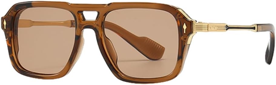 Солнцезащитные очки MUTYNE с двойной перемычкой, квадратной формы, для мужчин, с металлическим покрытием, для женщин, защита от УФ-излучения UV400, в стиле ретро, Brown
Солнцезащитные очки MUTYNE с двойной перемычкой, квадратной формы, для мужчин, с металлическим покрытием, для женщин, защита от УФ-излучения UV400, в стиле ретро, Brown