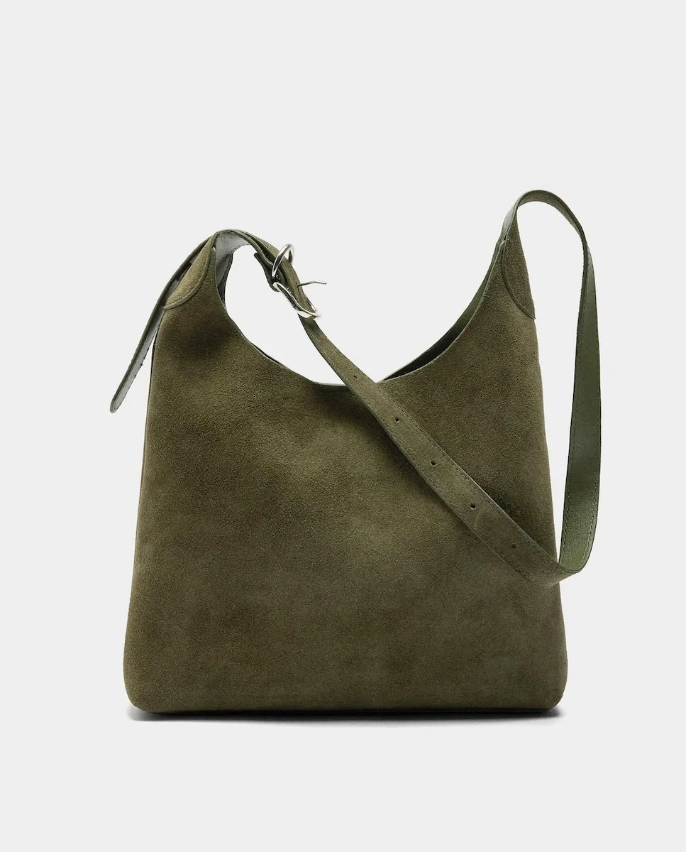 Кожаная сумка через плечо с магнитной застежкой, однотонная Parfois, хаки
Кожаная сумка через плечо с магнитной застежкой, однотонная Parfois, хаки