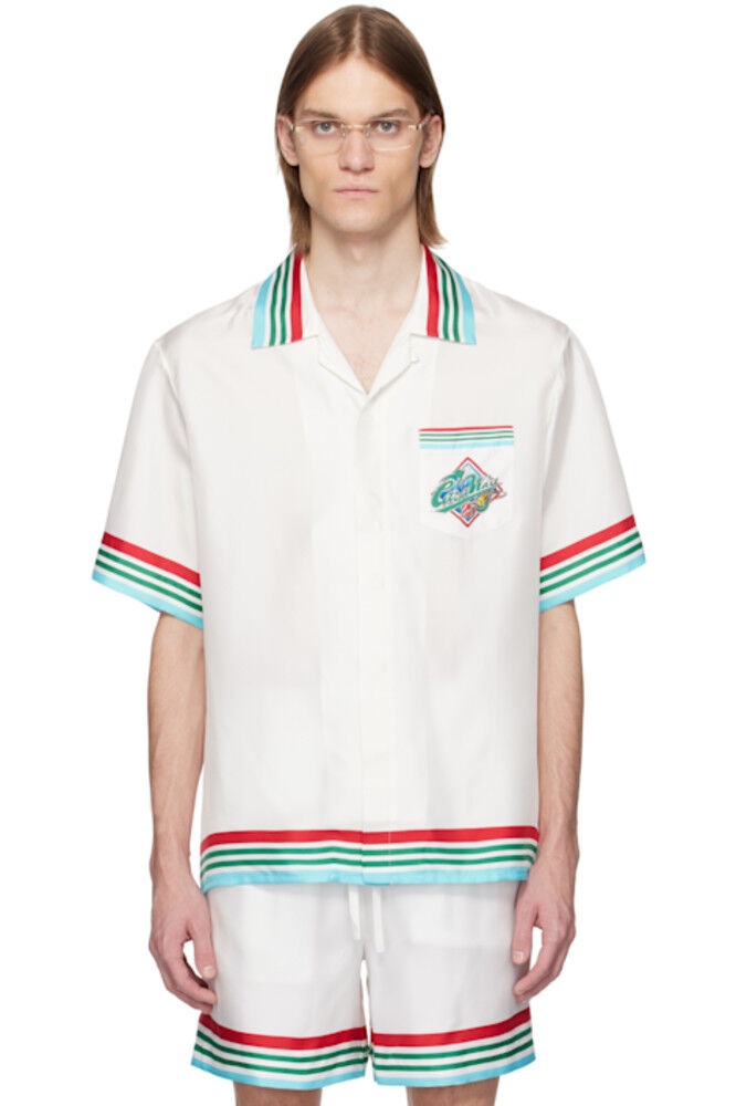 Белая шелковая рубашка Мировой серии «Casa Way» Casablanca
Белая шелковая рубашка Мировой серии «Casa Way» Casablanca