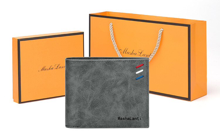 Masalanti Мужской кошелек MashaLanti, Серо-зеленый (с подарочной коробкой премиум-класса) 
Masalanti Мужской кошелек MashaLanti, Серо-зеленый (с подарочной коробкой премиум-класса)