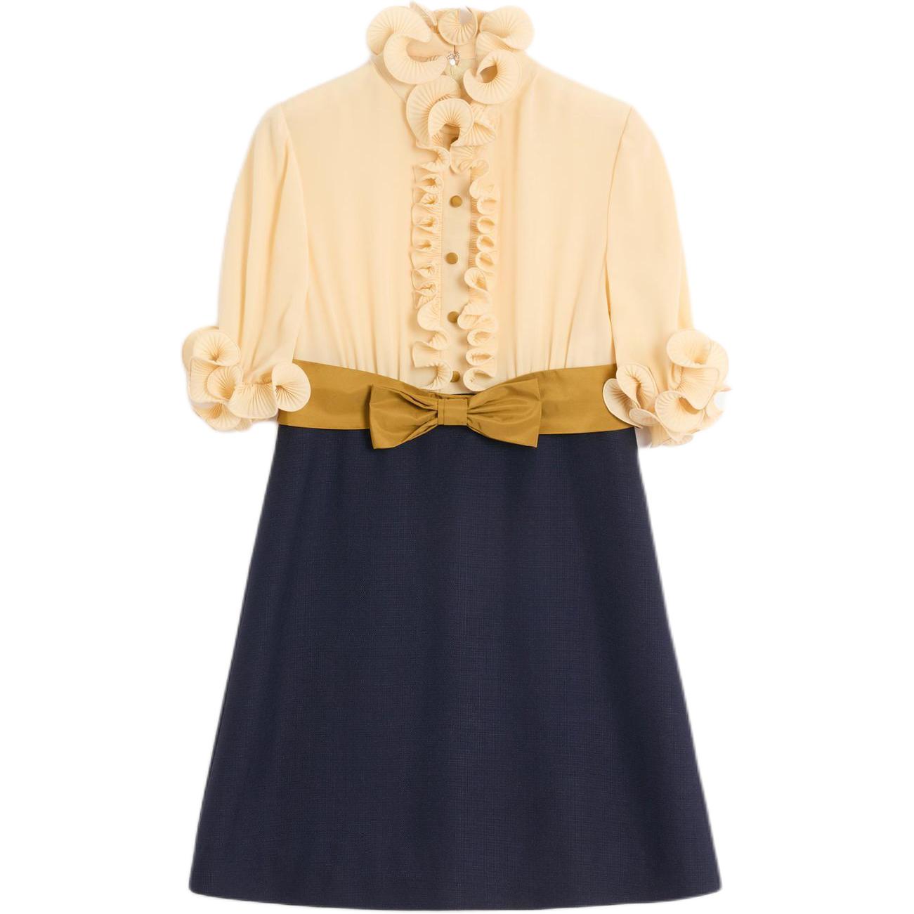 Мини-платье Crepe De Chine с бантом Valentino, синий
Мини-платье Crepe De Chine с бантом Valentino, синий