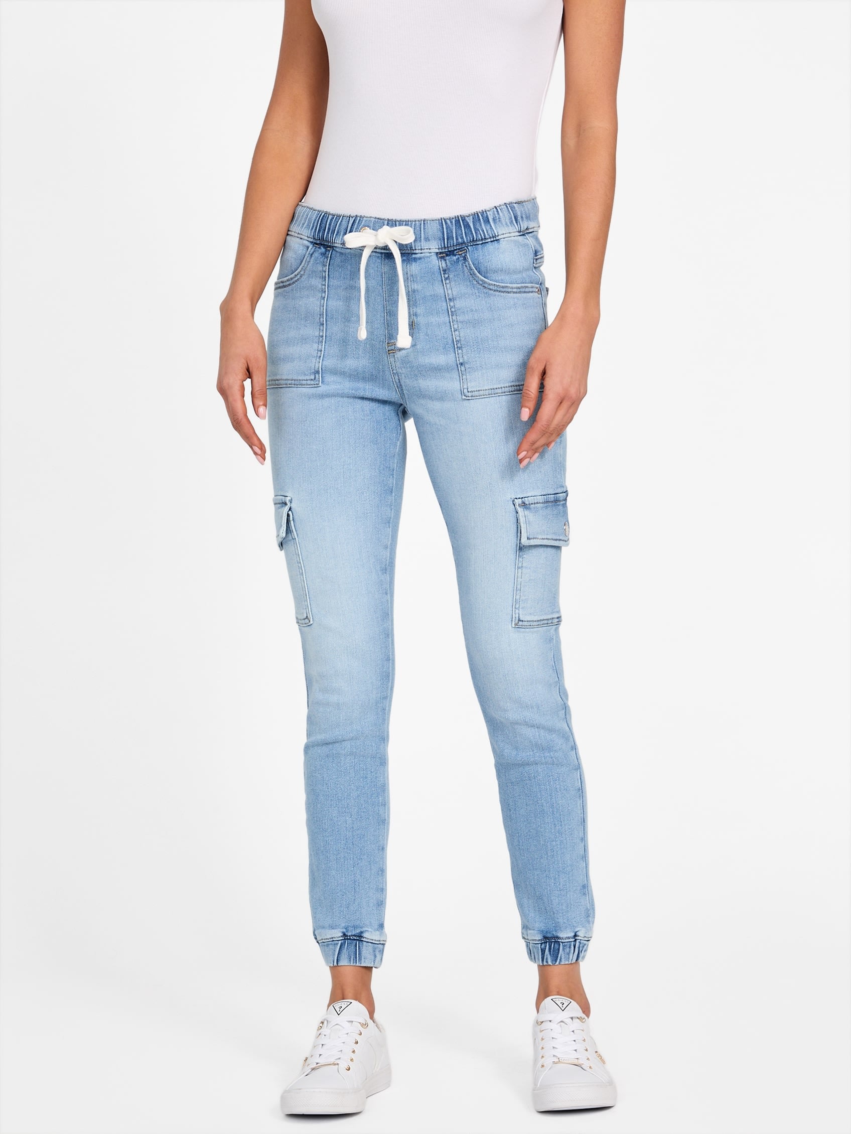 Джинсовые брюки-джоггеры Eco Luna средней посадки Cargo Guess Factory, цвет light wash
Джинсовые брюки-джоггеры Eco Luna средней посадки Cargo Guess Factory, цвет light wash