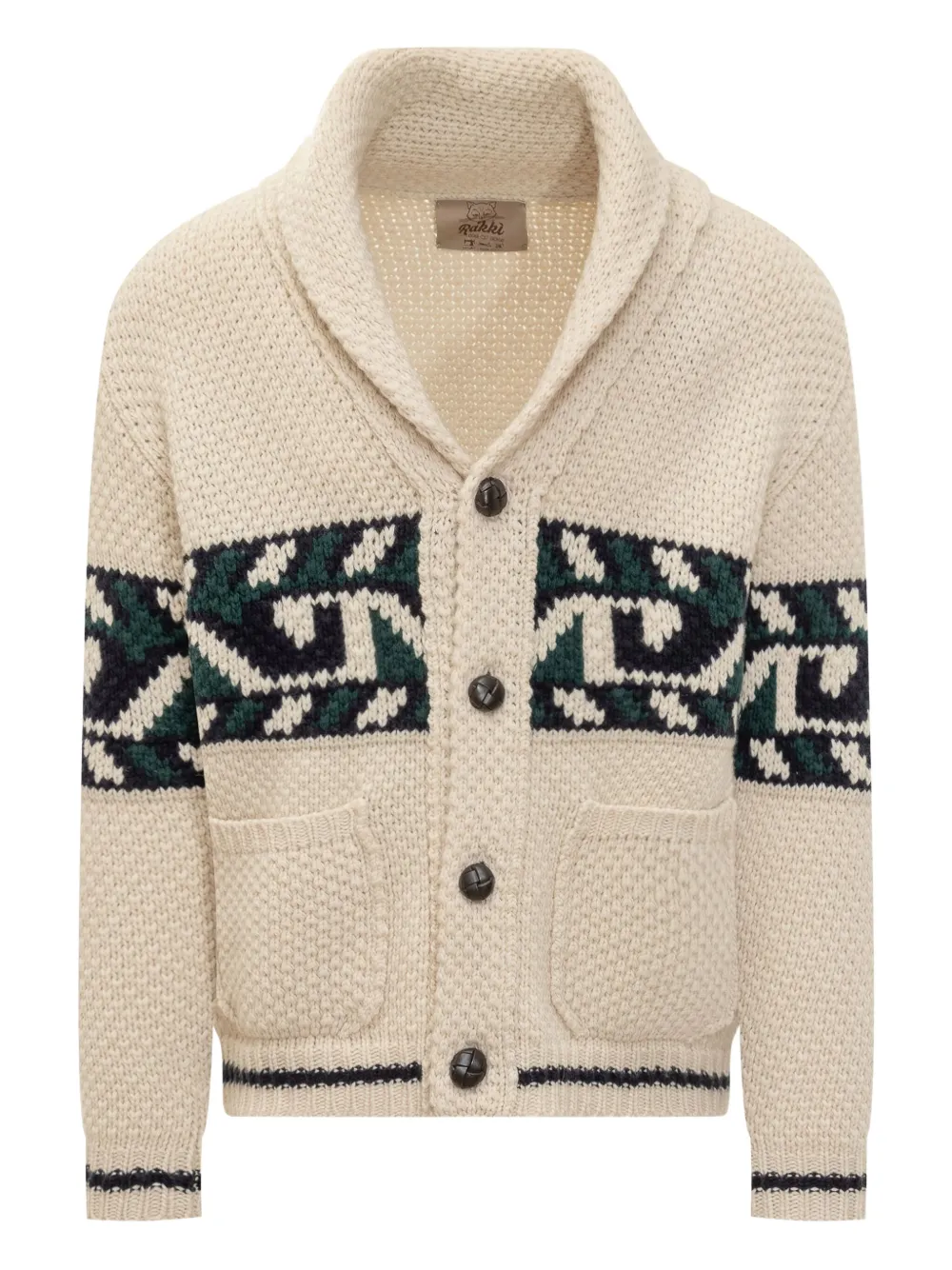 Жаккардовый кардиган Rakki с воротником-шалькой Rakki, нейтральный
Жаккардовый кардиган Rakki с воротником-шалькой Rakki, нейтральный