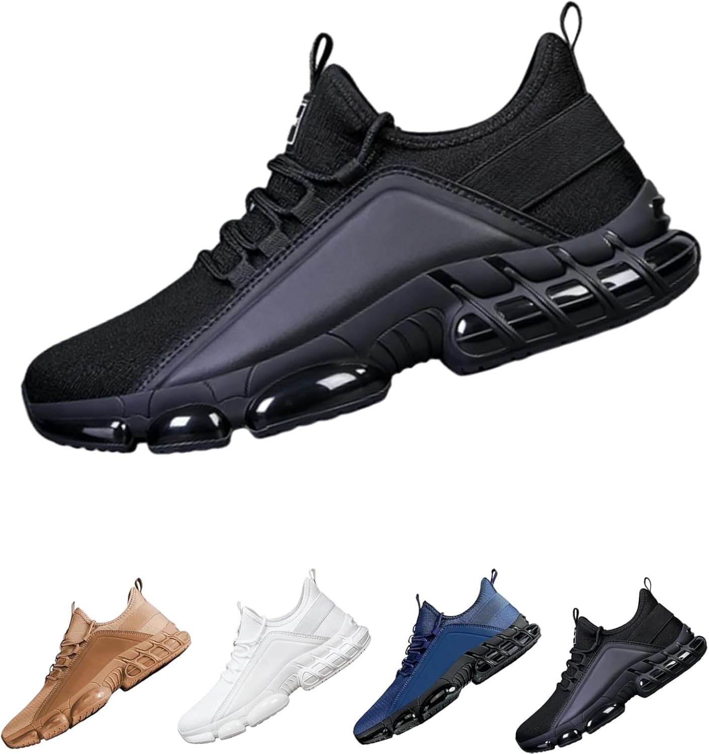 Мужские легкие дышащие низкие беговые кроссовки, ортопедические кроссовки с противоскользящей сеткой Generic, черный
Мужские легкие дышащие низкие беговые кроссовки, ортопедические кроссовки с противоскользящей сеткой Generic, черный