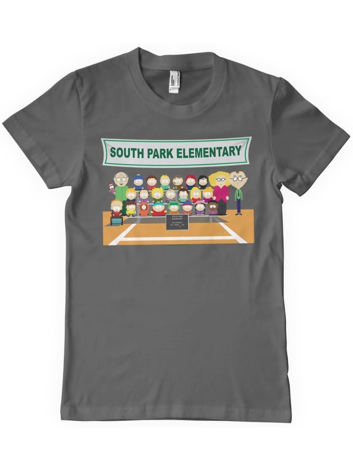 South Park Футболка "Elementary T-Shirt" серого цвета, Серый, South Park Футболка "Elementary T-Shirt" серого цвета
South Park Футболка "Elementary T-Shirt" серого цвета, Серый, South Park Футболка "Elementary T-Shirt" серого цвета