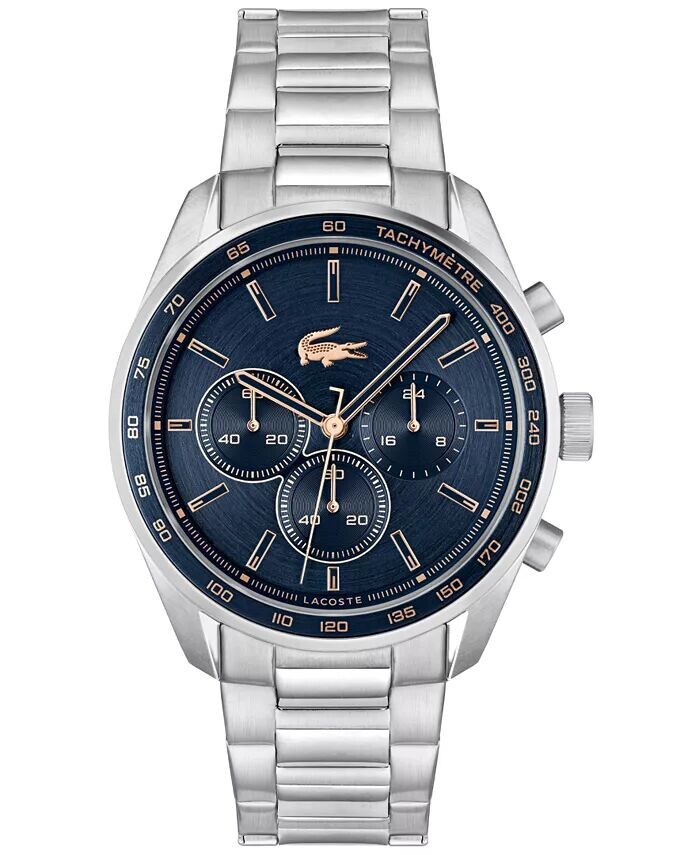 Мужские серебряные часы Boston из нержавеющей стали 42 мм Lacoste, серебро
Мужские серебряные часы Boston из нержавеющей стали 42 мм Lacoste, серебро