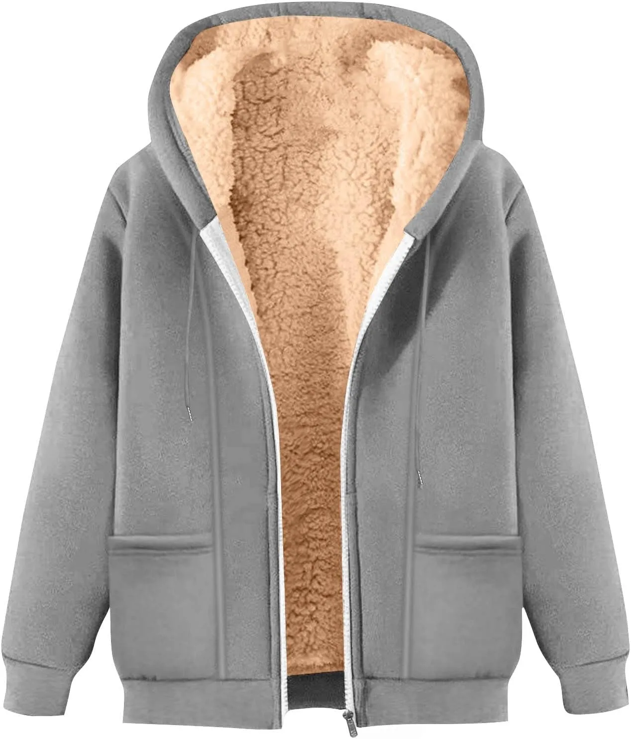 Зимняя худи для мужчин Sherpa Lined Full Zip Fleece с капюшоном и карманами
Зимняя худи для мужчин Sherpa Lined Full Zip Fleece с капюшоном и карманами
