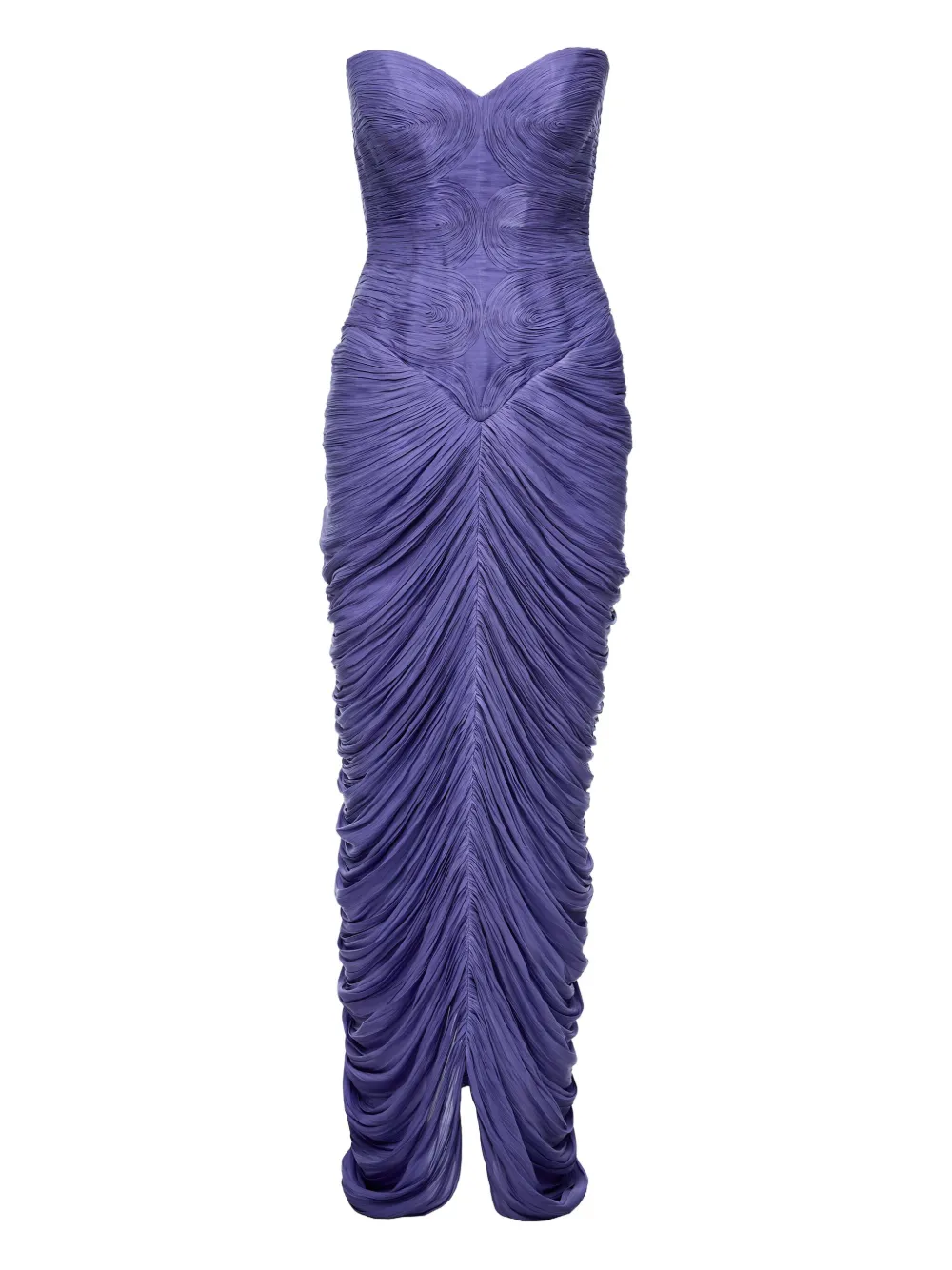 Платье без бретелек с драпировкой, асимметричное Ana Radu, фиолетовый
Платье без бретелек с драпировкой, асимметричное Ana Radu, фиолетовый