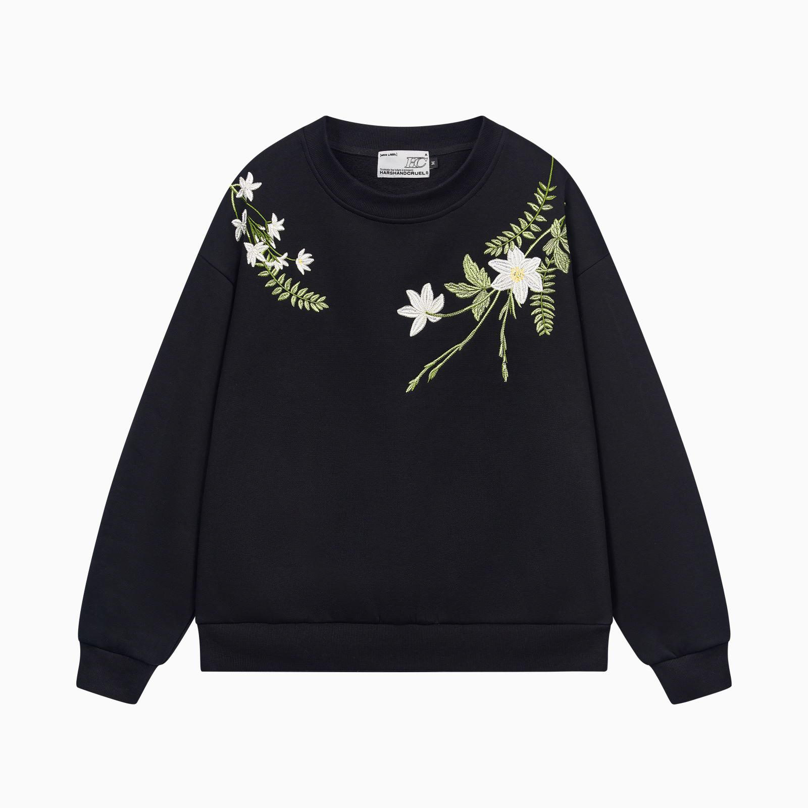 Свитшот Unisex HARSH AND CRUEL, черный 
Свитшот Unisex HARSH AND CRUEL, черный