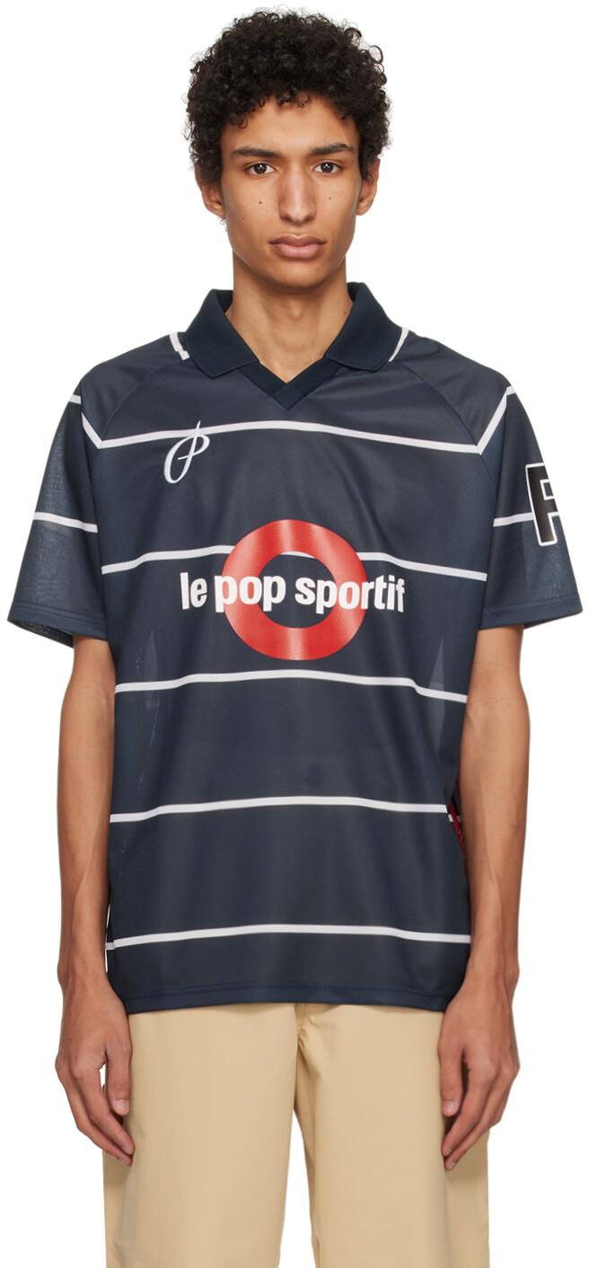 Темно-синяя футболка-поло Sportif Pop Trading Company
Темно-синяя футболка-поло Sportif Pop Trading Company