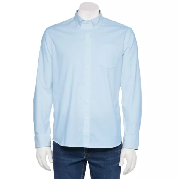 Мужская адаптивная рубашка с длинным рукавом идеальной длины Sonoma Goods For Life, цвет scott blue
Мужская адаптивная рубашка с длинным рукавом идеальной длины Sonoma Goods For Life, цвет scott blue