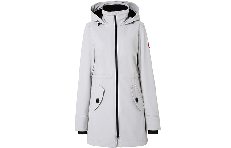 Тренч женский морозно-серый Canada Goose 
Тренч женский морозно-серый Canada Goose