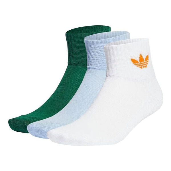 Носки до середины щиколотки 3 пары Adidas, белый
Носки до середины щиколотки 3 пары Adidas, белый