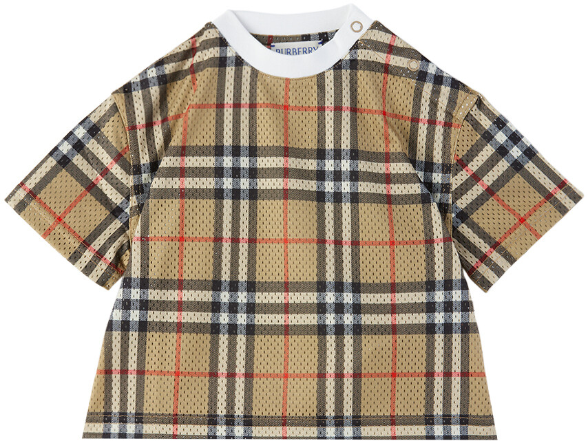 Детская бежевая футболка в клетку Burberry, Бежевый, Детская бежевая футболка в клетку Burberry
Детская бежевая футболка в клетку Burberry, Бежевый, Детская бежевая футболка в клетку Burberry