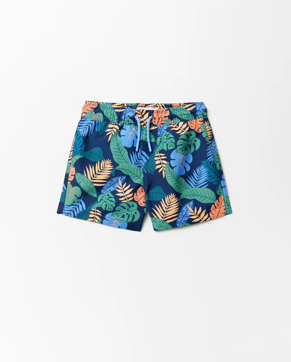 Купальник из тропических листьев Sfera, тёмно-синий
Купальник из тропических листьев Sfera, тёмно-синий