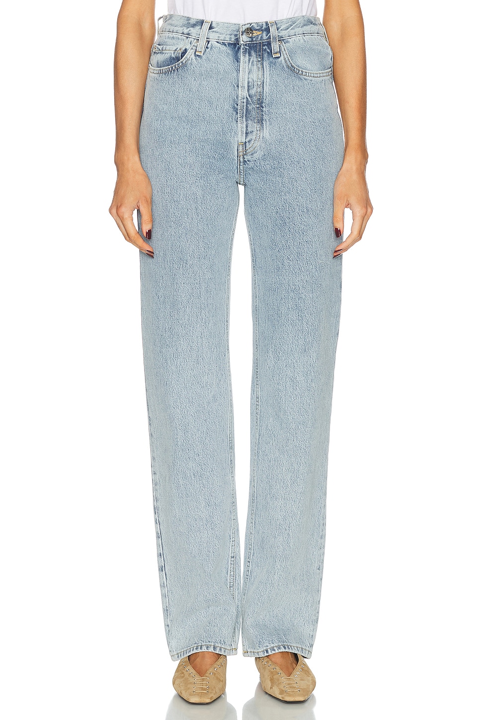 Классические джинсы полной длины Toteme, Cool Blue
Классические джинсы полной длины Toteme, Cool Blue