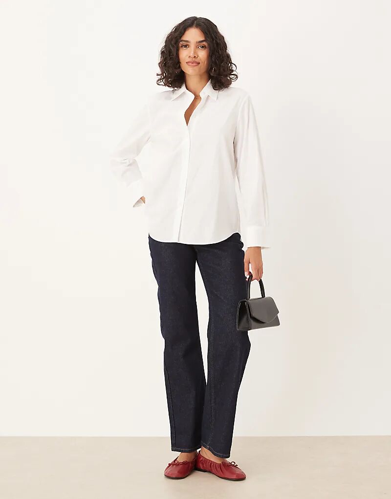 Рубашка с длинным рукавом из смеси хлопка Mango белого цвета
Рубашка с длинным рукавом из смеси хлопка Mango белого цвета