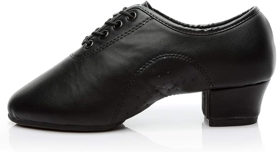 Мужские стандартные латинско-джазовые танцевальные туфли HROYL, кожаные, на шнурках, бальные W-701, черный
Мужские стандартные латинско-джазовые танцевальные туфли HROYL, кожаные, на шнурках, бальные W-701, черный