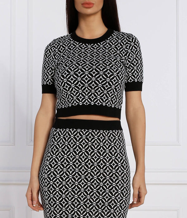 Блуза Cropped fit Michael Kors, черный 
Блуза Cropped fit Michael Kors, черный