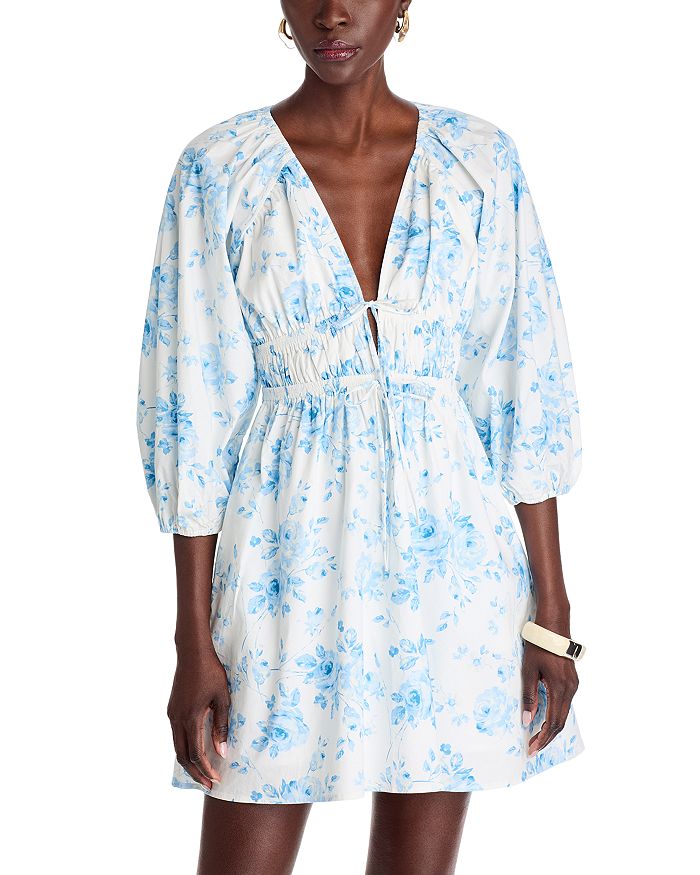 Легкое мини-платье Leighton из поплина WAYF, синий
Легкое мини-платье Leighton из поплина WAYF, синий
