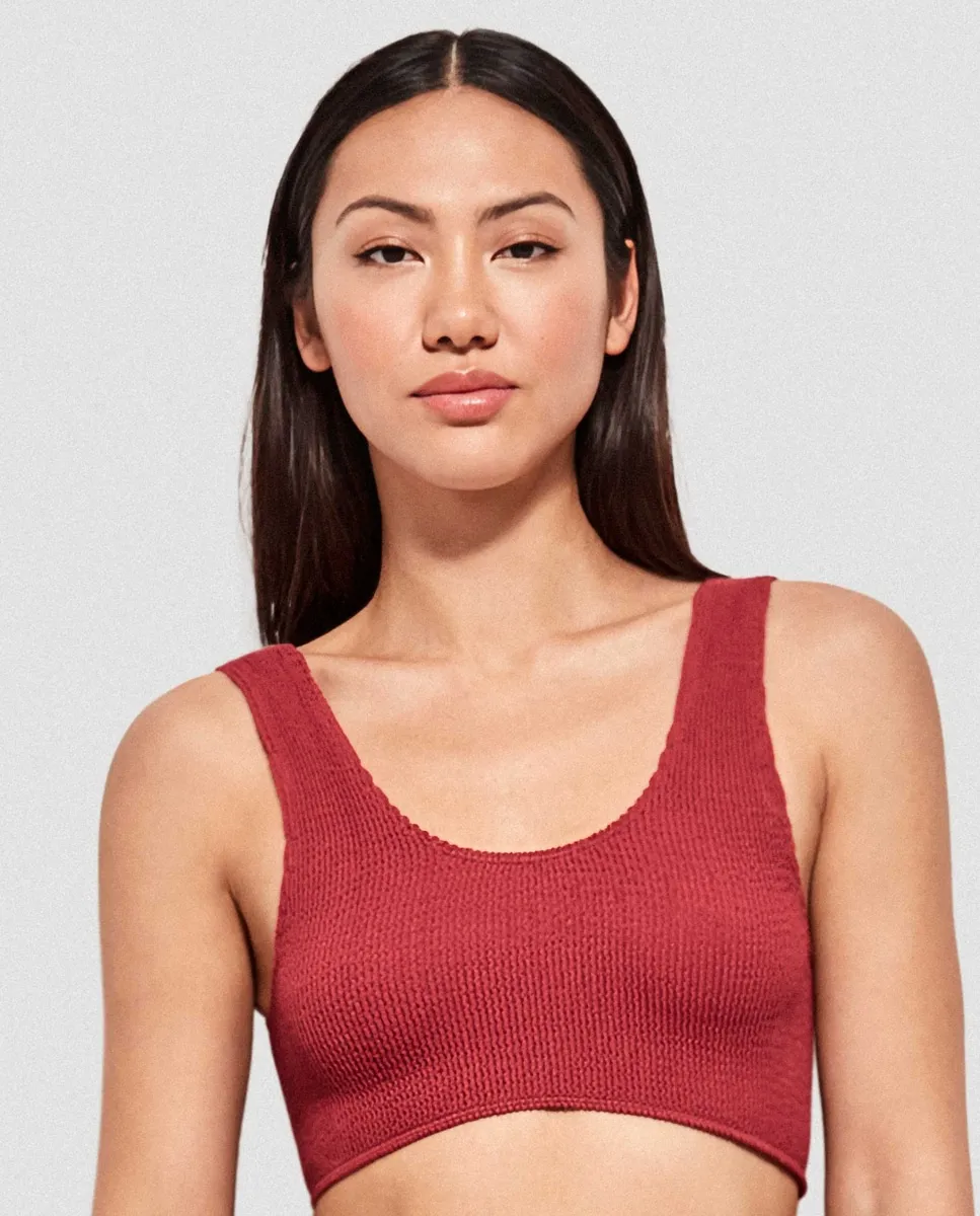 Верх бикини одного размера без косточек Gisela, красный
Верх бикини одного размера без косточек Gisela, красный