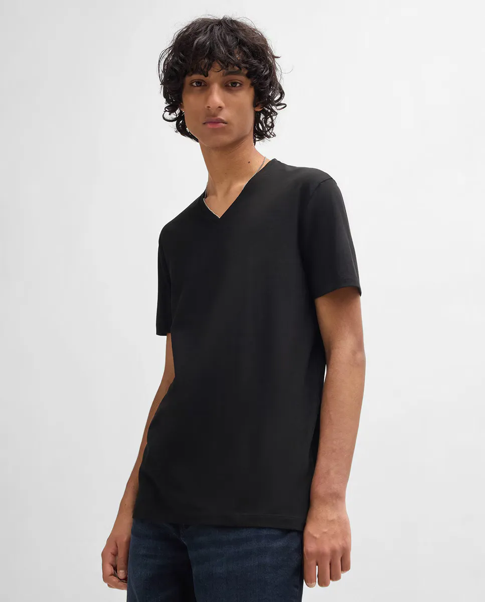 Две упаковки облегающих футболок из эластичного хлопка Hugo, черный
Две упаковки облегающих футболок из эластичного хлопка Hugo, черный