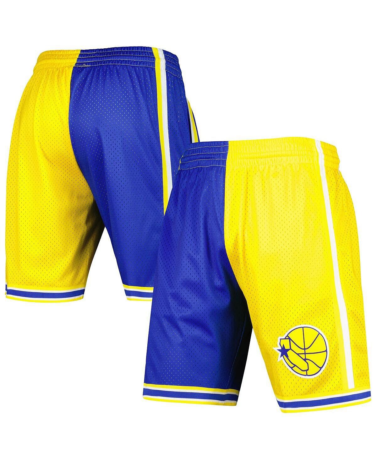 Мужские шорты Royal и Gold Golden State Warriors Hardwood Classics 1995 с разрезом Swingman Mitchell & Ness
Мужские шорты Royal и Gold Golden State Warriors Hardwood Classics 1995 с разрезом Swingman Mitchell & Ness