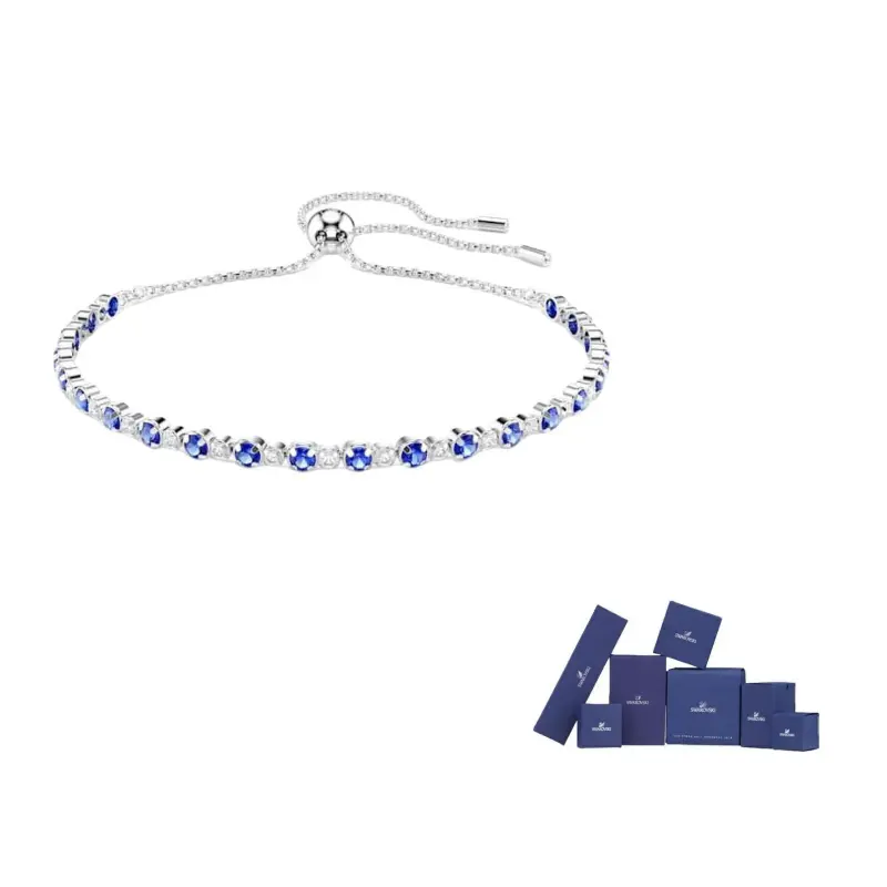 Swarovski Матричные теннисные браслеты Crystal унисекс Blue
Swarovski Матричные теннисные браслеты Crystal унисекс Blue