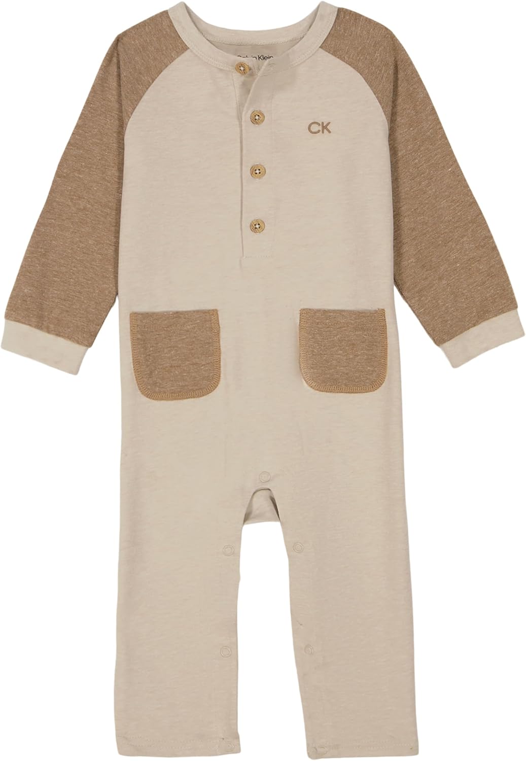 Комбинезон без стопы для мальчиков Calvin Klein Baby, Tan Heather/Savannah Tan
Комбинезон без стопы для мальчиков Calvin Klein Baby, Tan Heather/Savannah Tan