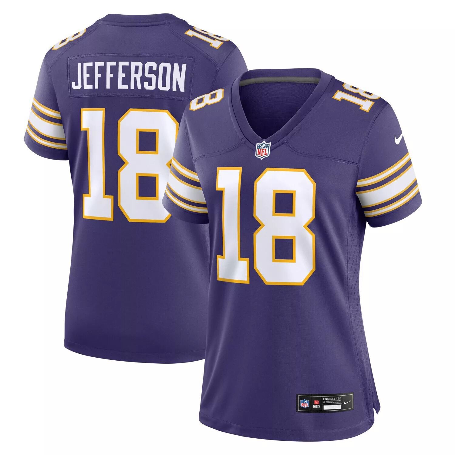 Женское классическое игровое джерси Nike Justin Jefferson Purple Minnesota Vikings Classic Player Nike
Женское классическое игровое джерси Nike Justin Jefferson Purple Minnesota Vikings Classic Player Nike