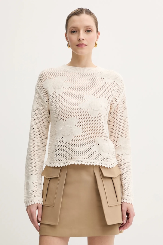 Хлопковый свитер Morgan, бежевый
Хлопковый свитер Morgan, бежевый