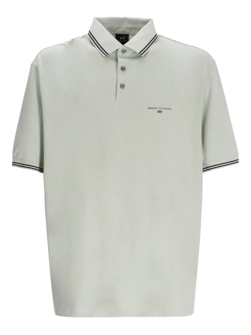 Рубашка поло с контрастными полосками на воротнике Armani Exchange, зеленый
Рубашка поло с контрастными полосками на воротнике Armani Exchange, зеленый