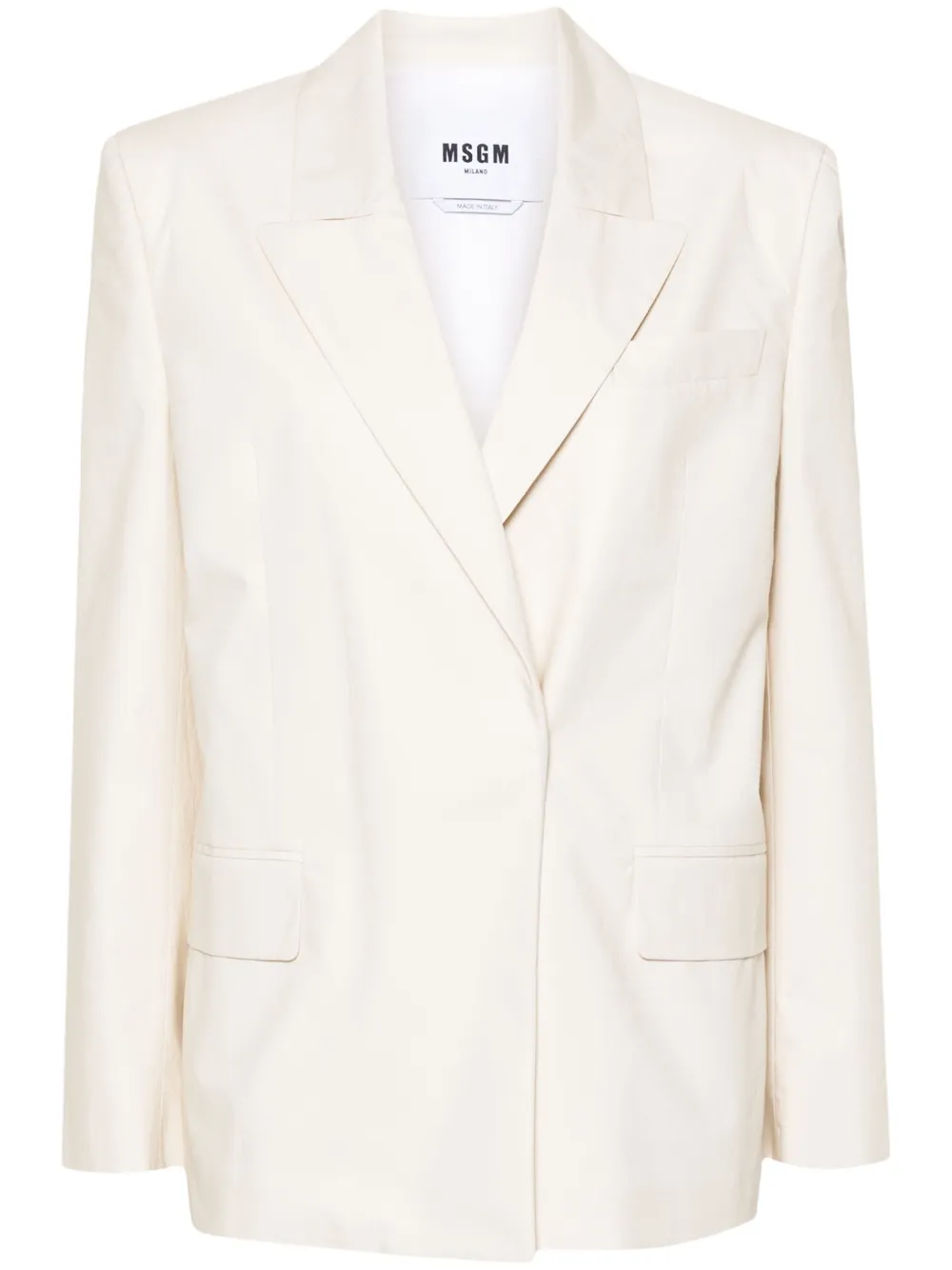 Однобортный пиджак MSGM, нейтральный
Однобортный пиджак MSGM, нейтральный