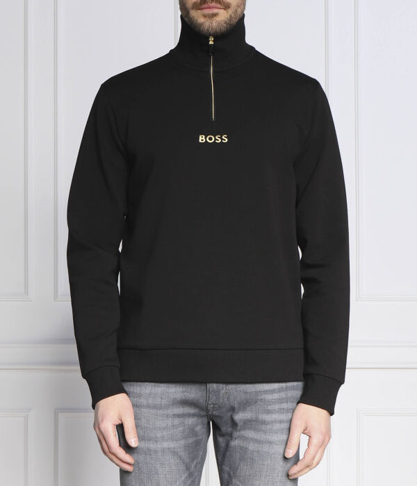 Свитер мужской Boss Green с воротником на молнии, черный
Свитер мужской Boss Green с воротником на молнии, черный