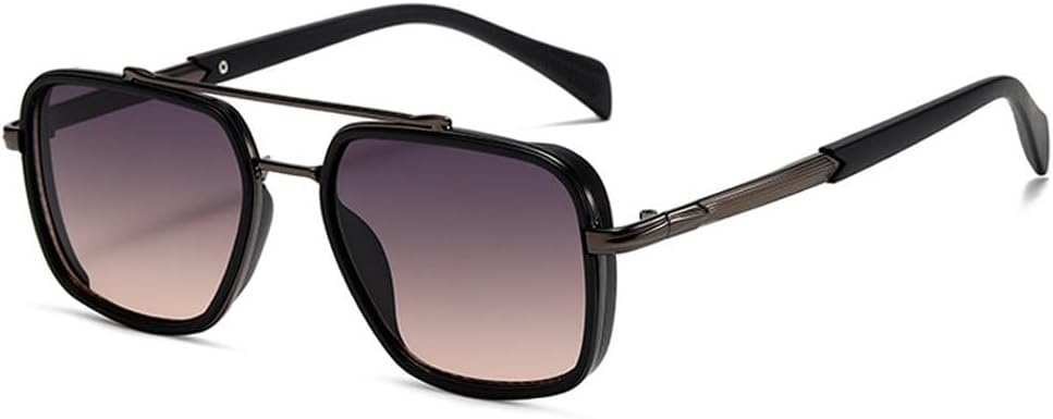 Двойные женские солнцезащитные очки класса люкс в стиле ретро с градиентным переходом, защита от УФ-излучения UV400; мужские панк-очки для активного отдыха HVTVTLA, Black Gun Grey Pink
Двойные женские солнцезащитные очки класса люкс в стиле ретро с градиентным переходом, защита от УФ-излучения UV400; мужские панк-очки для активного отдыха HVTVTLA, Black Gun Grey Pink