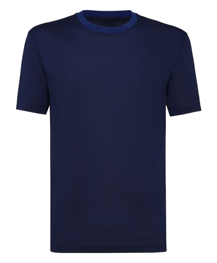 Футболка с круглым вырезом и гербом Billionaire, синий
Футболка с круглым вырезом и гербом Billionaire, синий