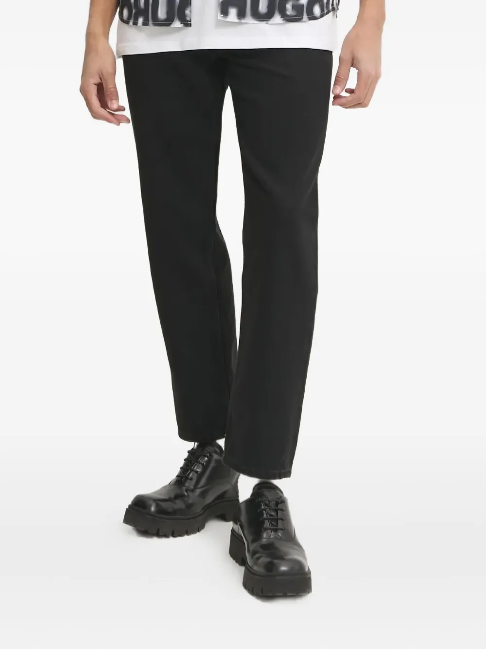 Джинсы с нашивкой HUGO, черный
Джинсы с нашивкой HUGO, черный