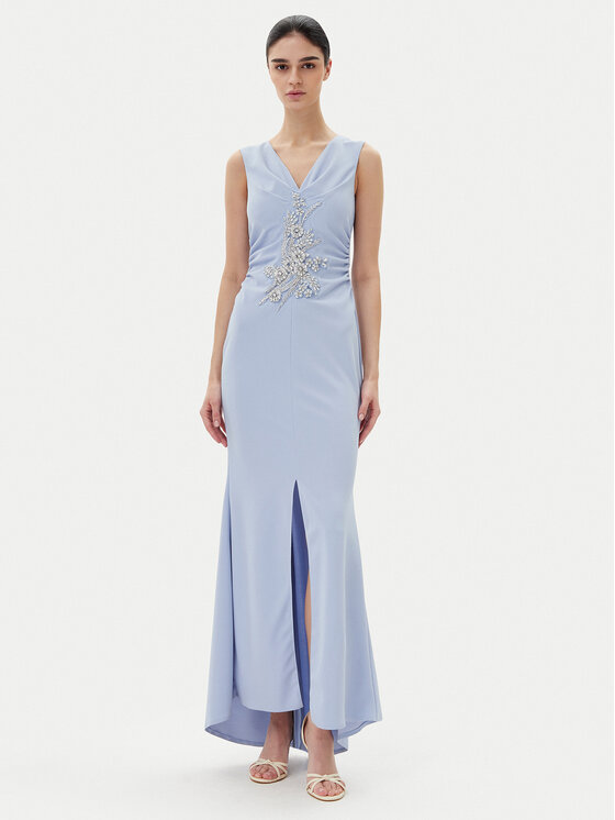 Вечернее платье обычного покроя CFC0123081003 Rinascimento, голубой
Вечернее платье обычного покроя CFC0123081003 Rinascimento, голубой