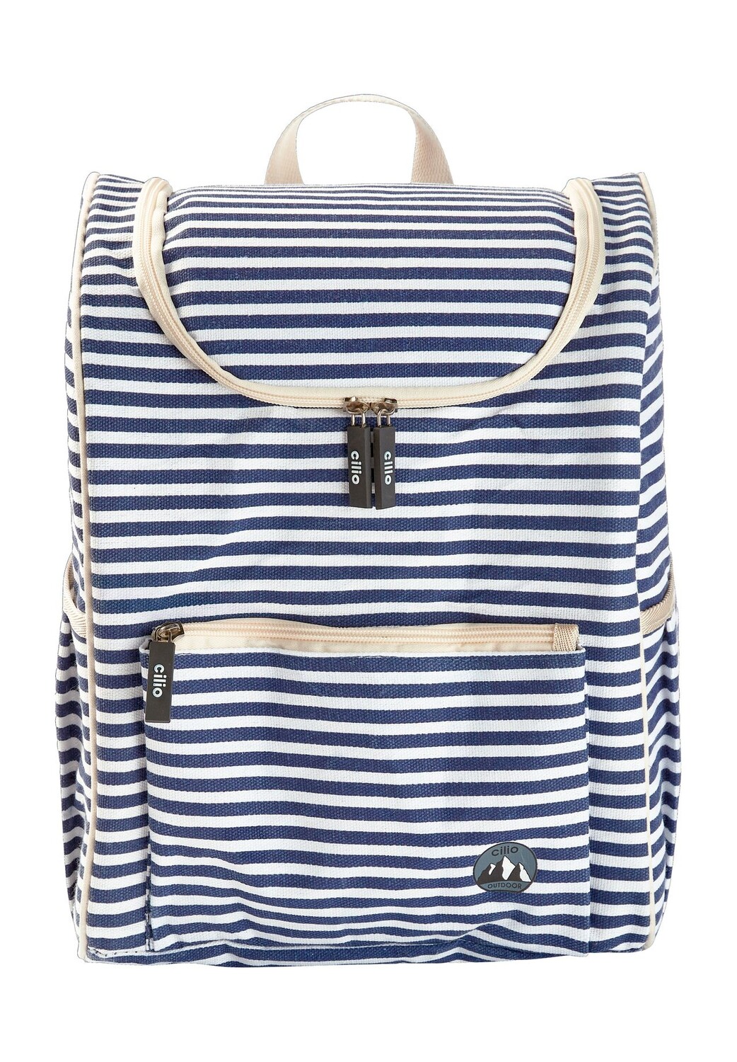 Рюкзак утепленный, наружные карманы, в полоску Cilio, blau-weiss
Рюкзак утепленный, наружные карманы, в полоску Cilio, blau-weiss