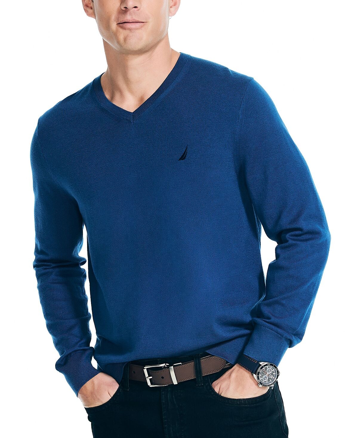 Мужской мягкий свитер классического кроя Navtech Performance с v-образным вырезом Nautica
Мужской мягкий свитер классического кроя Navtech Performance с v-образным вырезом Nautica