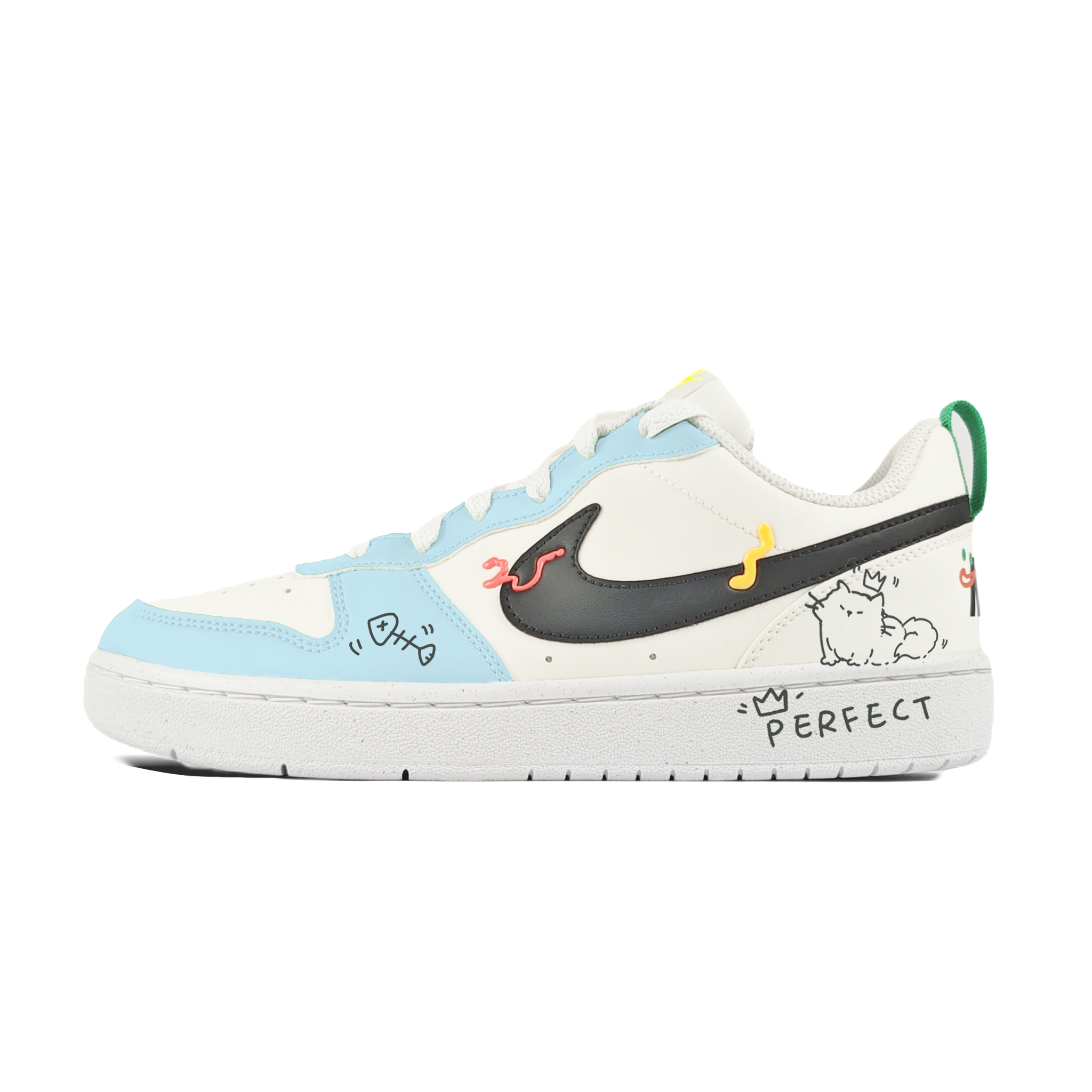 Детские кроссовки для скейтбординга Court Borough Meowth с противоскользящим покрытием и износостойкими низкими берцами для подростков Nike, синий
Детские кроссовки для скейтбординга Court Borough Meowth с противоскользящим покрытием и износостойкими низкими берцами для подростков Nike, синий